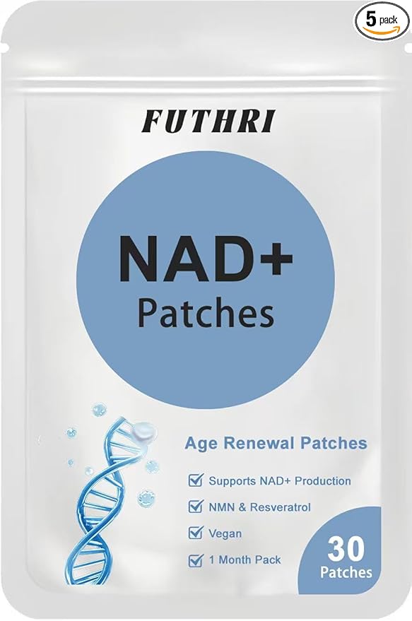 NAD+ Patches Comfortable All-Day Wear Vegan Water-Resistant 5