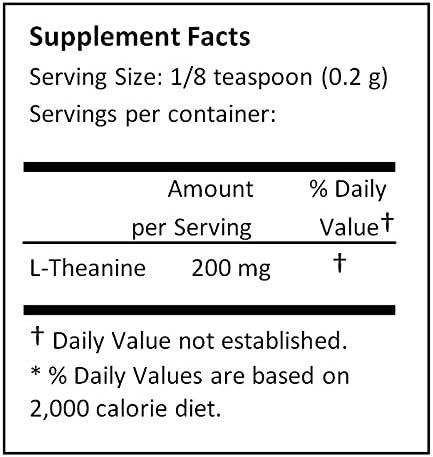 L-Theanine Pure Powder (500 Grams (1.1 lb))