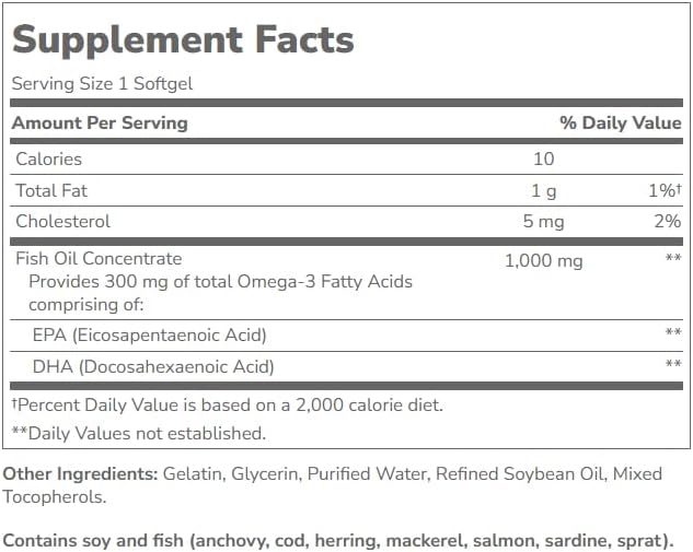 21st Century Omega-3 Fish Oil 1000 mg Softgels 120 Soft Gels (Pack of 11)