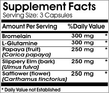 Digestaway Enzyme Max ~ 180 Capsules - No Additives ~ Naturetition Supplements