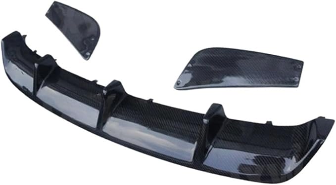 Carbon Fiber/FRP 3Pcs R Style Rear Diffuser Compatible for Mercedes Benz CLA W117 CLA180 CLA200 CLA250 CLA45 AMG Package 2013-2018 (Color : 3PCS Carbon Fiber)