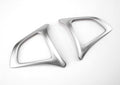 New Decorative Steering Wheel Button Cover 2PCS for Mercedes Benz CLA (C117) 2017 2018 CLA180 CLA200 CLA220 CLA250 (Silver)