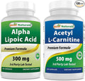 Best Naturals Alpha Lipoic Acid 300 mg &amp Acetyl L-Carnitine 500 Mg