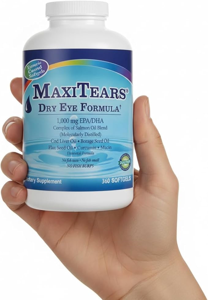 MaxiTears® Dry Eye Formula - 360 Ct - 1 Bottle