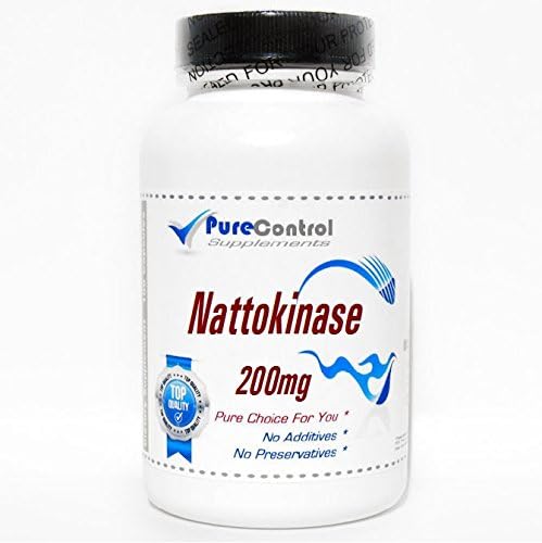 Nattokinase 200mg 4000 Fibrinolytic Units // 100 Capsules // Pure // by PureControl Supplements