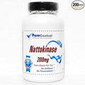 Nattokinase 200mg 4000 Fibrinolytic Units // 200 Capsules // Pure // by PureControl Supplements