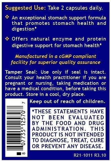 QNL Quantum Stomach Support - Digestive Enzymes for Women &amp Men - Organic Digestion Supplement - Vegan Bromelain Nutritional Supplement - 60 Plant-Source Caps