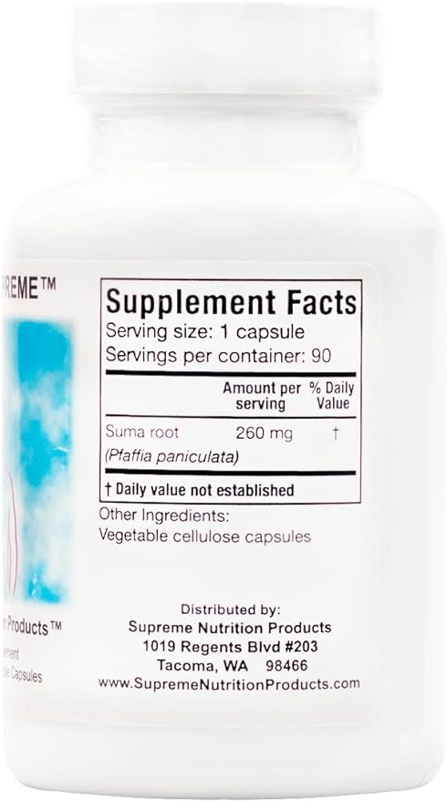 Supreme Nutrition Endo Supreme 90 Pure Suma Root Vegetarian Capsules (Pack of 2)