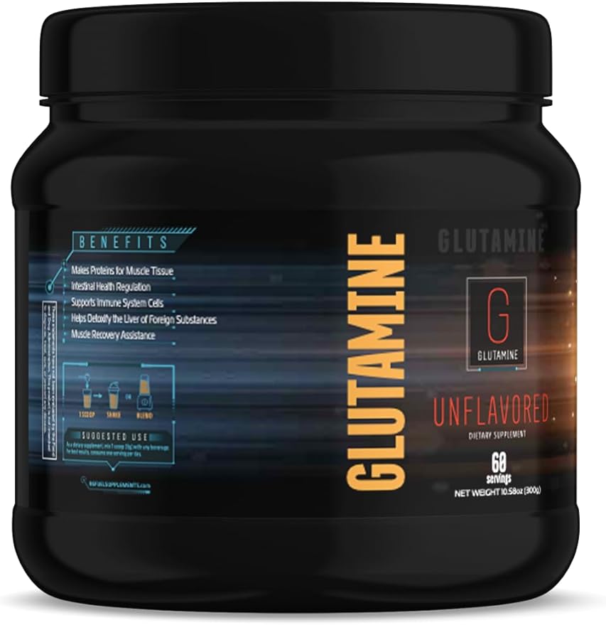 ReFUEL Glutamine 300g 60 Servings Unflavored