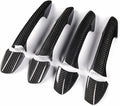 New Carbon Fiber Handle Covers Compatible with Mercedes Benz CLA C117 2013-2018 CLA180 CLA200 CLA 220 CLA250 (Without Touch Auto Lock)
