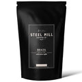 Steel Mill Coffee Co. | Brazil Single-Origin Gourmet Coffee | 2 LB Bag | Ground | Medium Roast | Grown in Brazil | 100% Arabica Beans