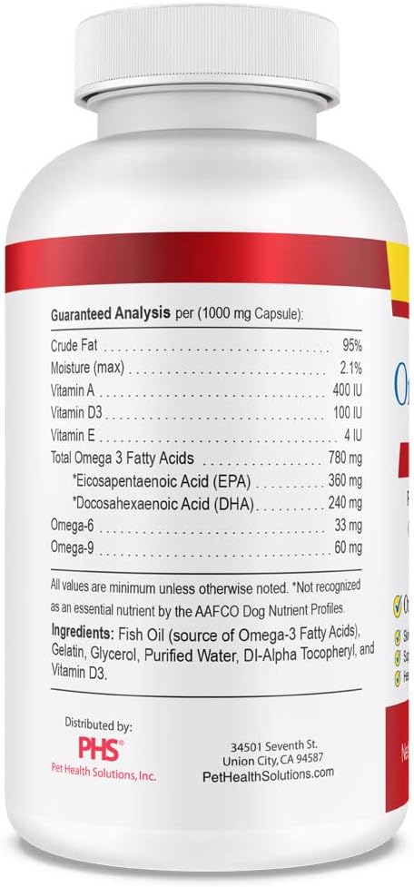 Omega-Caps ES for Large &amp Giant Dogs (250 Caps)