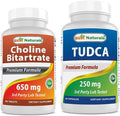 Best Naturals Choline Bitartrate 650 mg &amp TUDCA 250mg