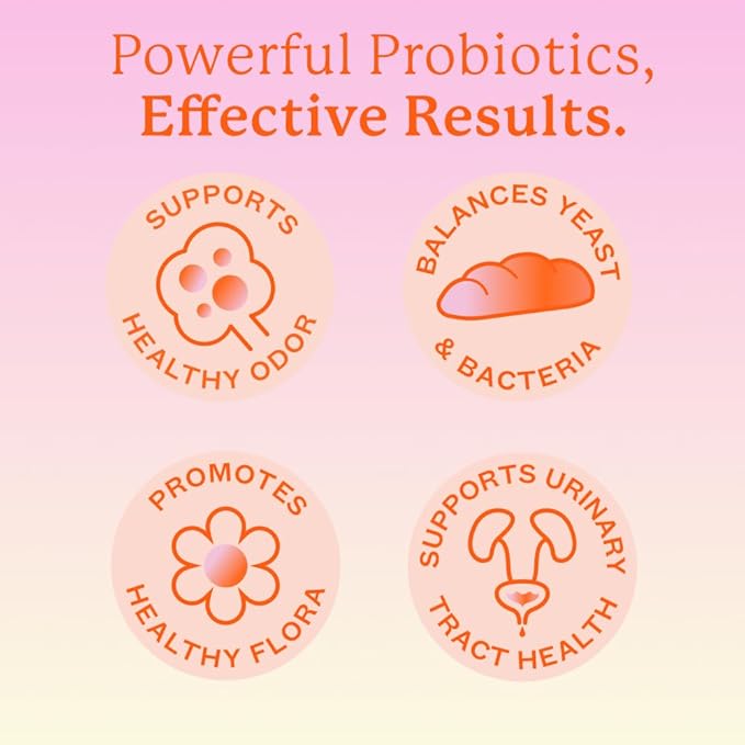 Cheeky Bonsai Vaginal Probiotic Gummies for Women - Balanced pH Healthy Odor and Flora Support - 5 Billion CFUs - Juicy Strawberry Flavor 60 Count