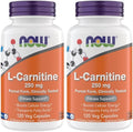 Now Supplements L-Carnitine 250 mg Purest Form* Amino Acid* Fitness Support* Metabolic Support 120 Vegetarian Capsules Gluten Free Vegan Kosher Non-GMO (Pack of 2)