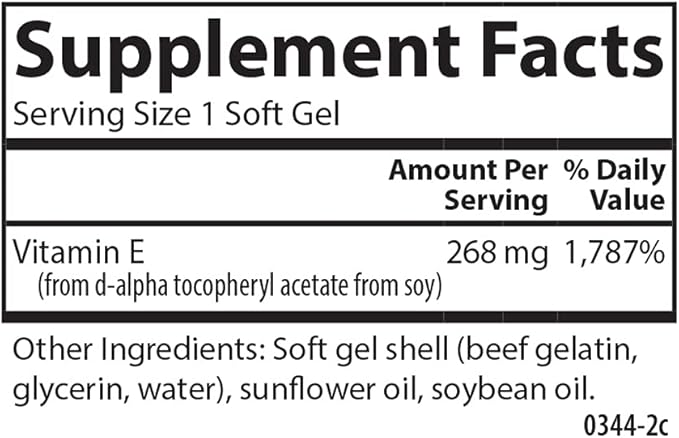 Carlson- E-Gems 400 IU (268 mg) Heart Health &amp Optimal Wellness Antioxidant 90 soft gels