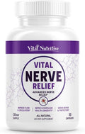 Vital Nerve Supplement – Alpha Lipoic Acid Magnesium CoQ10 – Vegan Non-GMO Gluten-Free Sugar-Free Dairy-Free – Daily Wellness &amp Comfort Support – 30-Day Supply
