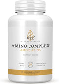 VTC VitaTradingCo. Amino Complex Protein Blend | 20 Free Form Peptide-Bound Amino Acids | with Vitamin B6 | for Muscle Recovery &amp Growth | 120 Veggie Capsules