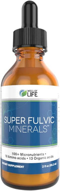 Super Fulvic Minerals: Herbal Detox - 2 oz. | 128 Servings. Nutrient-Rich Formula for Enhanced Absorption Gut Health Support and Antioxidant Protection. Made in USA.