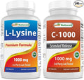 Best Naturals L-Lysine 1000mg &amp Vitamin C 1000 mg