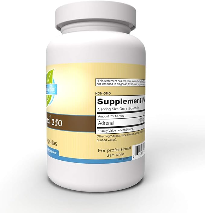 Priority One Vitamins Adrenal 250mg 90 Capsules Adrenal Support