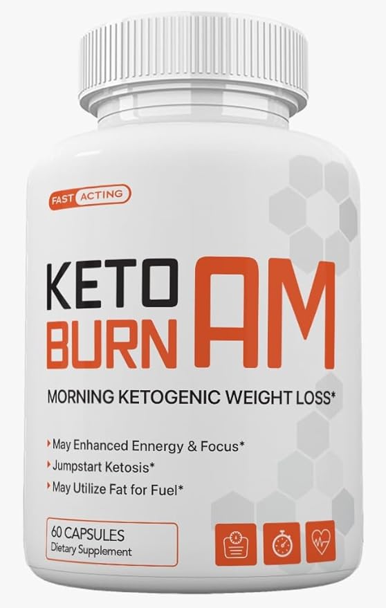 Keto Burn AM Morning Ketogenic Weight Management Keto Burn Pills for Men and Women 60 Capsules