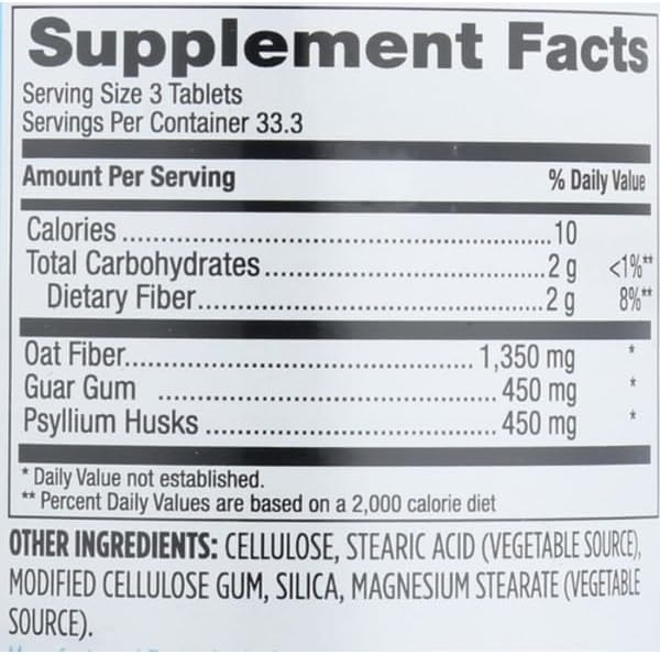 Sprouts Super Fiber Tabs - 100 Capsules