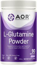 AOR L-Glutamine Powder 5000mg 450g (90 Servings) – Clean Amino Acid for Active Lifestyles &amp Daily Wellness Support Product of Canada
