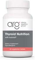 Allergy Research Group Thyroid Nutrition with Iodoral - Thyroid Support for Men &amp Women Thyroid Complex Supplement Thyroid Health Iodine - 60 Count