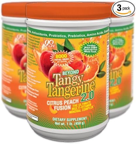 Beyond Tangy Tangerine 2.0 Citrus Peach Infusion Canister 3-Pack by Youngevity