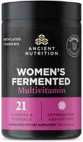 Ancient Nutrition Multivitamin for Women Women's Fermented Multivitamin with Methylated Vitamin C D K Zinc &amp Magnesium Immune Support Vegan 60 Ct