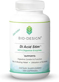 DiAcid Stim - Betaine Hydrochloride Acid + Digestive Enzyme Supplement - Supports Healthy Digestion of Protein Fat Carbs &amp Dairy – Relief from Occasional Gas &amp Bloating - 120 Capsules