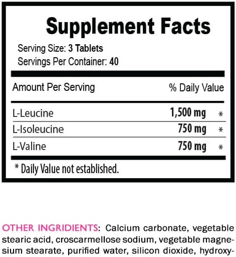BCAA SUPPLEMENTS - L-Leucine amino acids tablets bcaa tablets for women bcaa for muscle recovery bcaa amino acids supplement L-Valine powder supplement for muscle support powder 2Bot