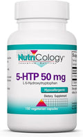 Allergy Research Group NutriCology 5-HTP - Delivers 50 mg L-5-Hydroxytryptophan - Supports Serotonin Pathways a Positive Outlook &amp Restfuness - 150 Servings - 150 Capsules