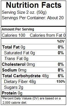 Know-How Foods Prebiotic Dietary Fiber (Non-GMO) - Made with 100% Fibersol-II - 2.5 lbs. Pouch