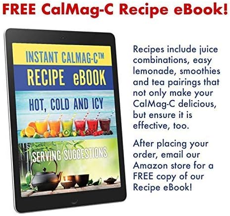 Instant Cal Mag C – Fast-Acting Absorbable Calcium Magnesium and Vitamin C – Replenishes Calcium &amp Magnesium Enhances Body Function &amp Helps Prevent Depletions – Improved Sleep