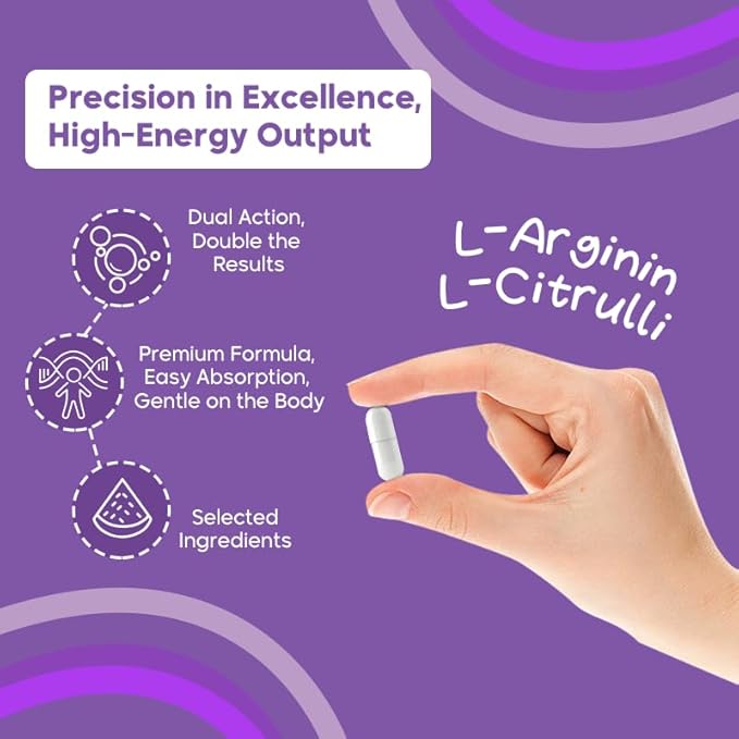 L-Arginine + L-CitrullineEggplant Care60 Capsules