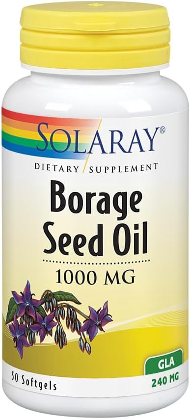 SOLARAY Borage Oil Seed Softgel (Btl-Plastic) 240mg 50ct