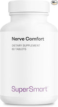 Supersmart - Nerve Comfort (Advanced Formula) - with Alpha Lipoic Acid ALA Acetyl-L-Carnitine Benfotiamine &amp Magnesium Supplement | Non-GMO &amp Gluten Free - 60 Tablets