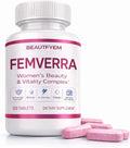 FEMVERRA Women 40+ Beauty &amp Anti-Aging Complex – Collagen Vitamins Amino &amp Herbal Extracts for Skin Elasticity Hormone Balance Curves &amp Energy – Support a Youthful Glow Firm Curves &a