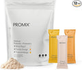 ProMix Nutrition Debloat Prebiotics and Probiotics - Digestive Health Nausea Relief Gut Repair and Bloating Relief for Women and Men - Variety Pack - 12 Servings (Pack of 12)