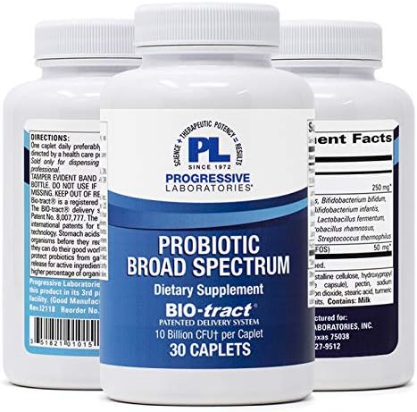 Progressive Laboratories Probiotic Broad Spectrum Supplement 30 Count