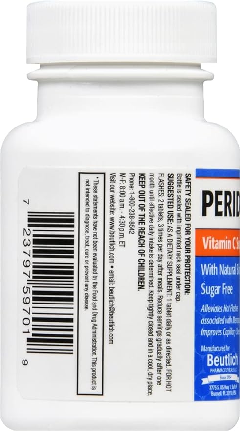 Peridin-C Vitamin C Tablets 100 Tablets (Pack of 4)