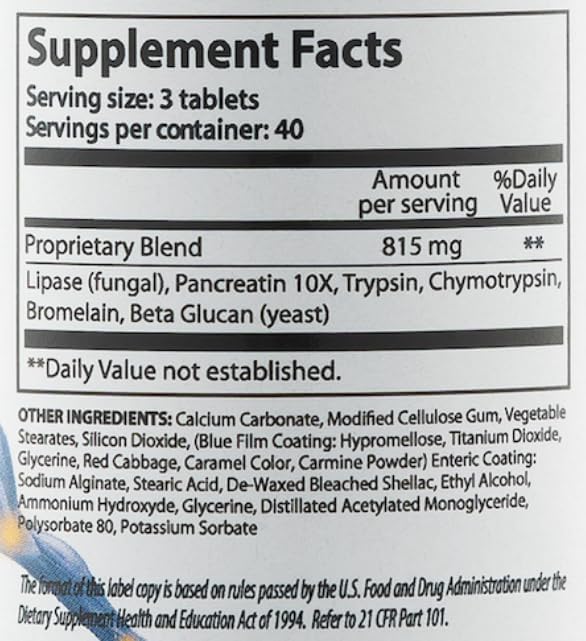 Systemic Enzyme Advanced Formula - Multi-Pack Options (2 Count)