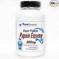 Super Papaya Papain Enzyme 900mg // 200 Capsules // Pure // by PureControl Supplements