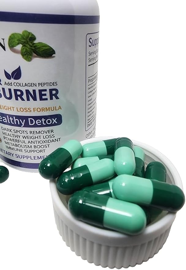 Sabon Boule Grès Slender Fat Burner with Collagen Peptides Supports Weight Management and Healthy hetox 60 Capsules.