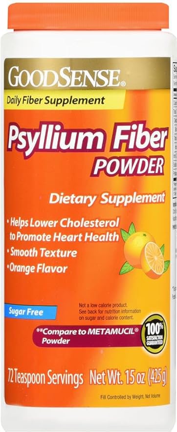GoodSense Powder Sugar Free Orange Flavor 15 Oz (Pack of 2)
