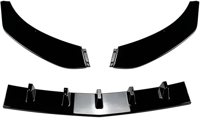 2015 2016 2017 2018 Compatible With Benz CLA Class C117 CLA200 CLA220 CLA250 CLA45 AMG Front Bumper Lip Splitter Spoiler Diffuser (Color : Gloss Black)