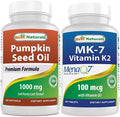 Pumpkin Seed Oil 1000 mg &amp Vitamin K2 (MK7) with D3