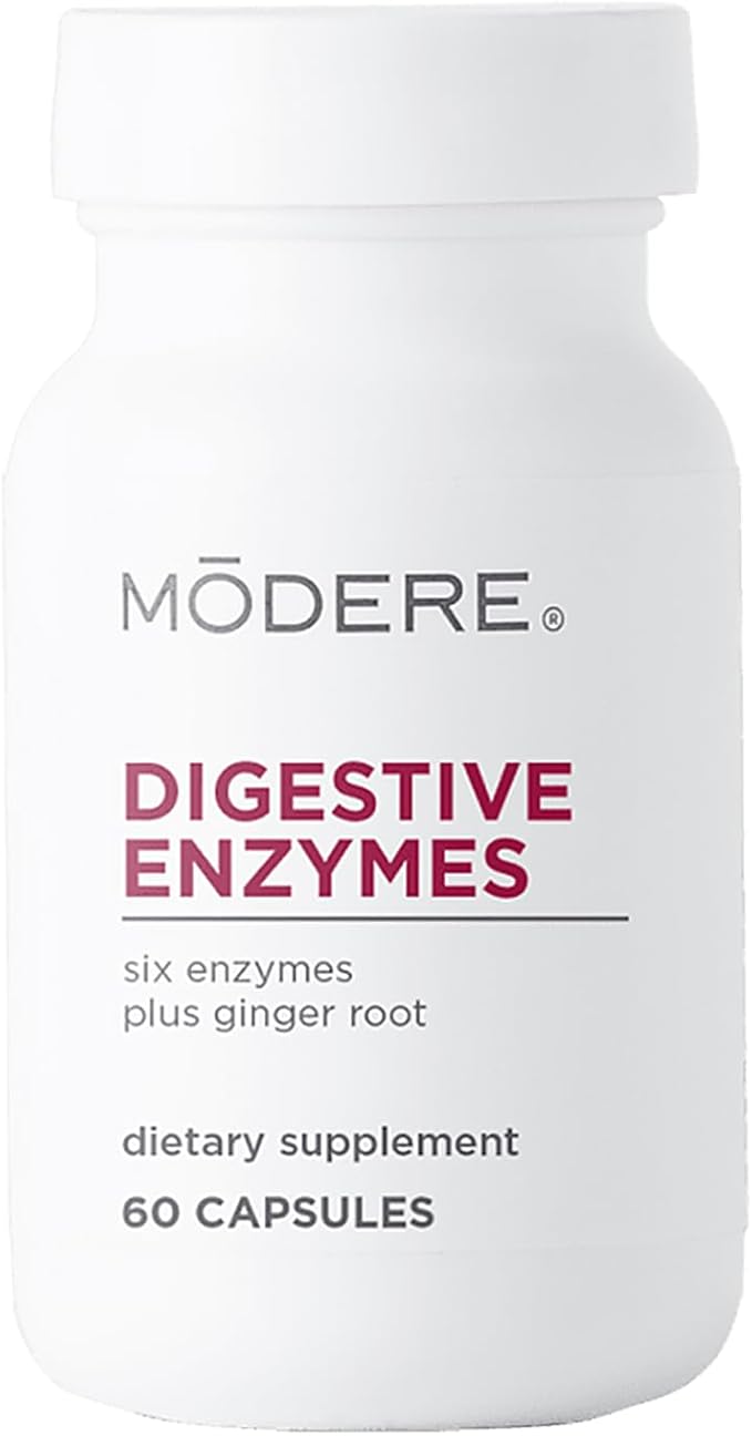 Modere Digestive Enzymes Capsules - Daily Digestive Support Formula for Everyday Wellness Easy to Take Convenient - 60 Capsules